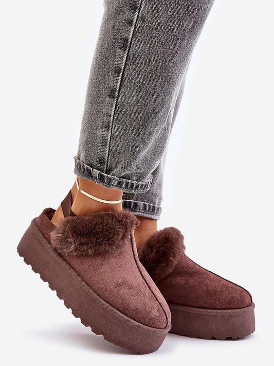 Women's eco-suede slippers model 5514