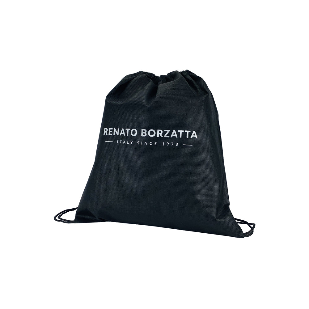 RB2003D | Borsa a Tracolla/Polso in Vera Pelle pieno fiore, grana dollaro/leggera. Tracolla e maniglia removibili. Colore Blu. Dimensioni: cm 22 x 14 x 2,5. Confezione: Sacchetto in Tessuto non Tessuto-3